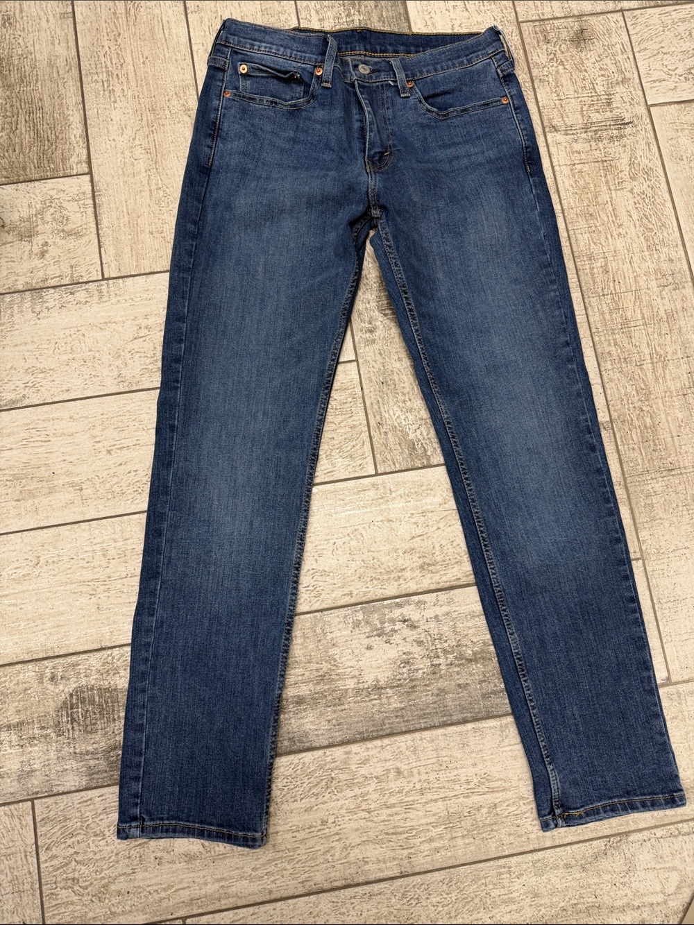 Levi's 511 Slim Straight Jeans - Blue - Picture 3 of 4